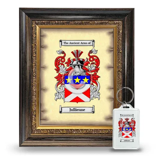 Jullienne Framed Coat of Arms and Keychain - Heirloom