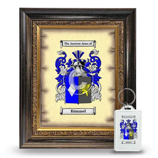 Kümmel Framed Coat of Arms and Keychain - Heirloom