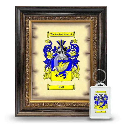 Kall Framed Coat of Arms and Keychain - Heirloom