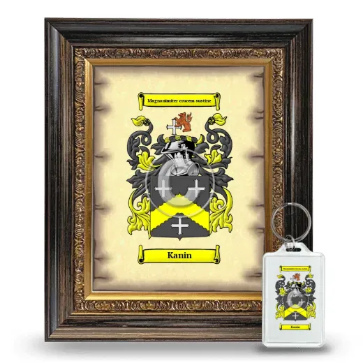 Kanin Framed Coat of Arms and Keychain - Heirloom