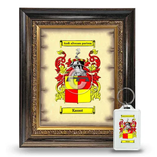 Kanut Framed Coat of Arms and Keychain - Heirloom