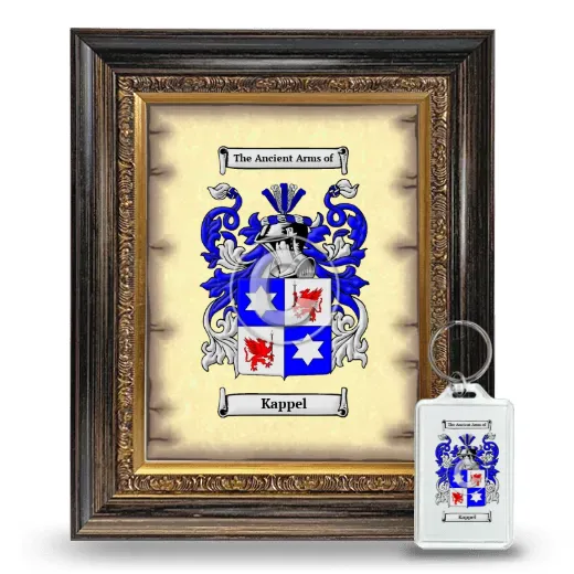 Kappel Framed Coat of Arms and Keychain - Heirloom