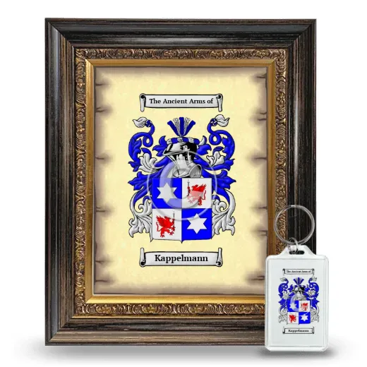Kappelmann Framed Coat of Arms and Keychain - Heirloom