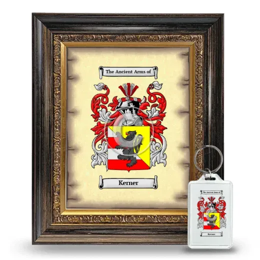 Kerner Framed Coat of Arms and Keychain - Heirloom