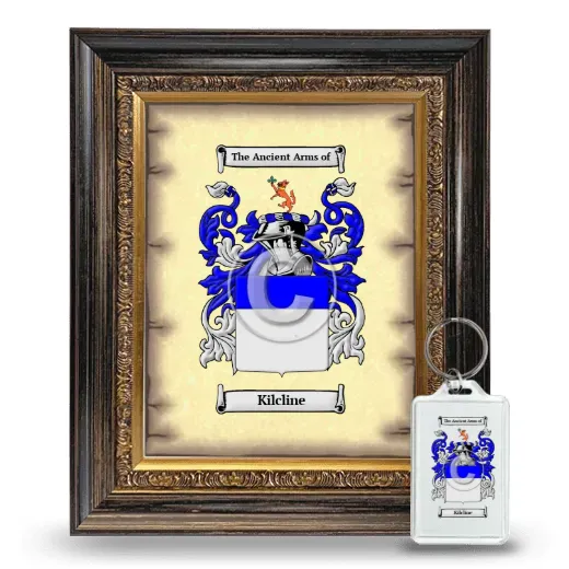 Kilcline Framed Coat of Arms and Keychain - Heirloom