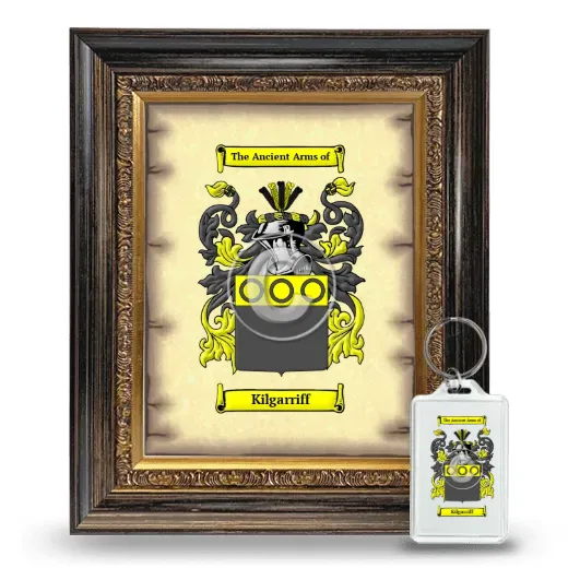 Kilgarriff Framed Coat of Arms and Keychain - Heirloom