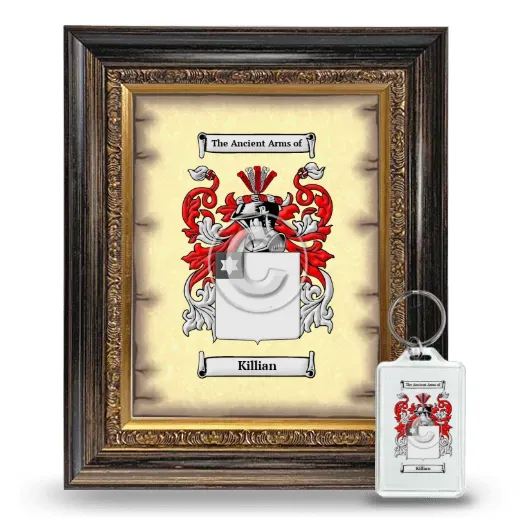 Killian Framed Coat of Arms and Keychain - Heirloom