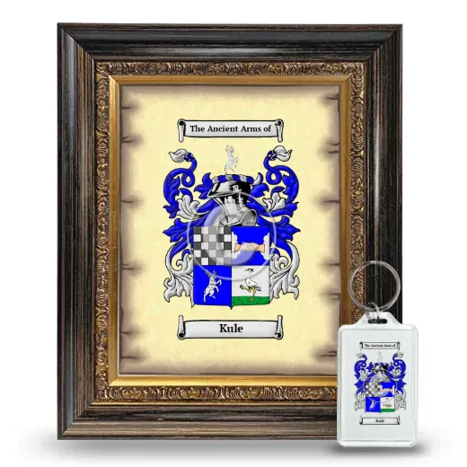 Kule Framed Coat of Arms and Keychain - Heirloom