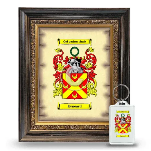 Kyneard Framed Coat of Arms and Keychain - Heirloom