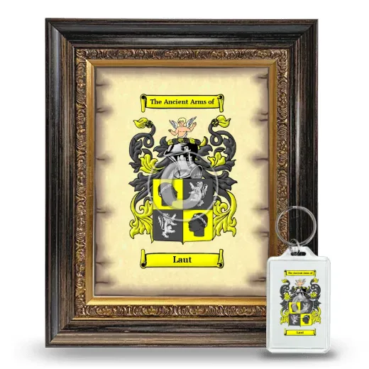 Laut Framed Coat of Arms and Keychain - Heirloom