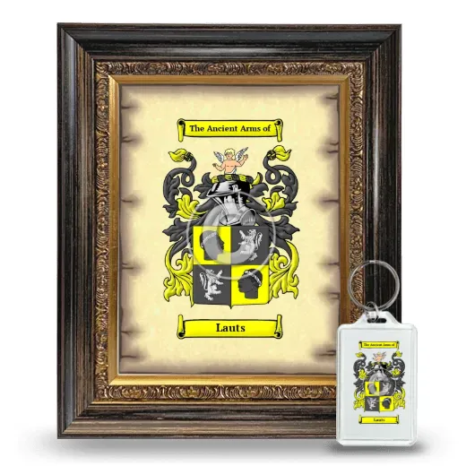 Lauts Framed Coat of Arms and Keychain - Heirloom