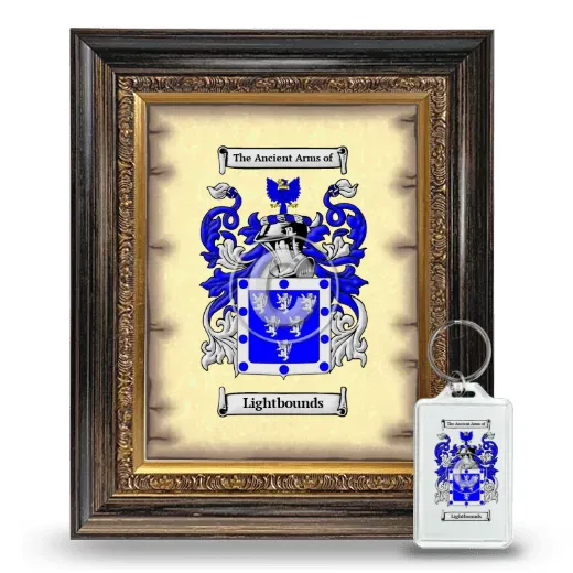 Lightbounds Framed Coat of Arms and Keychain - Heirloom