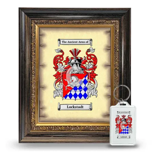 Lockstadt Framed Coat of Arms and Keychain - Heirloom