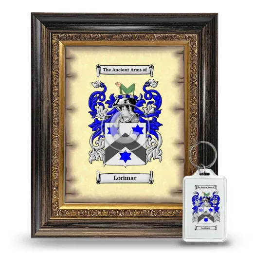 Lorimar Framed Coat of Arms and Keychain - Heirloom
