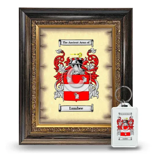 Lumbee Framed Coat of Arms and Keychain - Heirloom