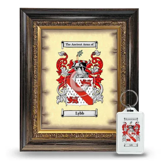 Lybb Framed Coat of Arms and Keychain - Heirloom