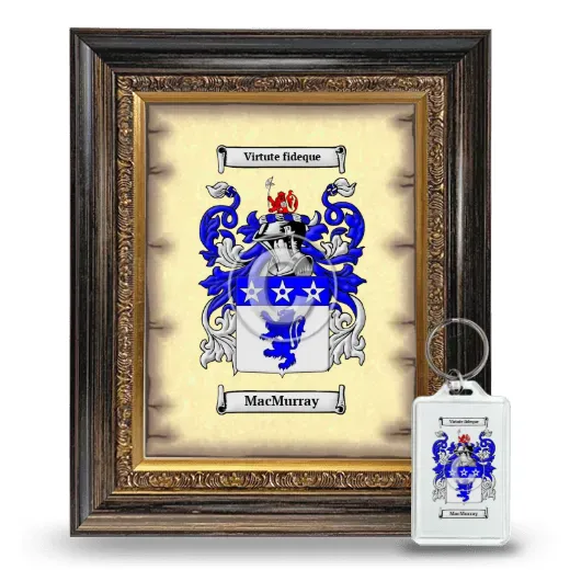 MacMurray Framed Coat of Arms and Keychain - Heirloom