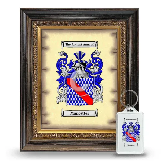 Mancetter Framed Coat of Arms and Keychain - Heirloom