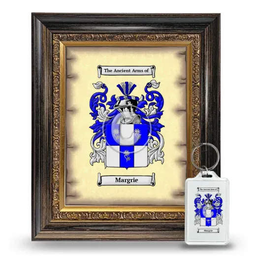 Margrie Framed Coat of Arms and Keychain - Heirloom