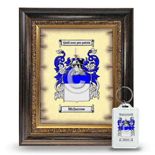 McJarrow Framed Coat of Arms and Keychain - Heirloom