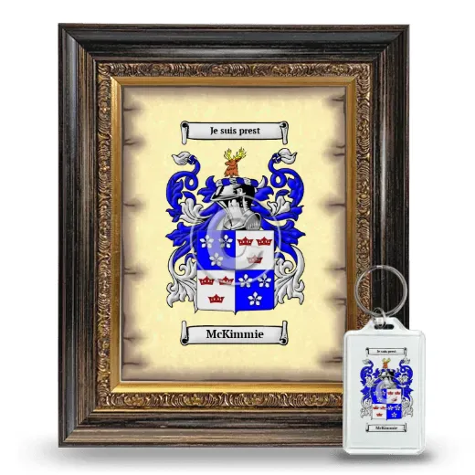 McKimmie Framed Coat of Arms and Keychain - Heirloom