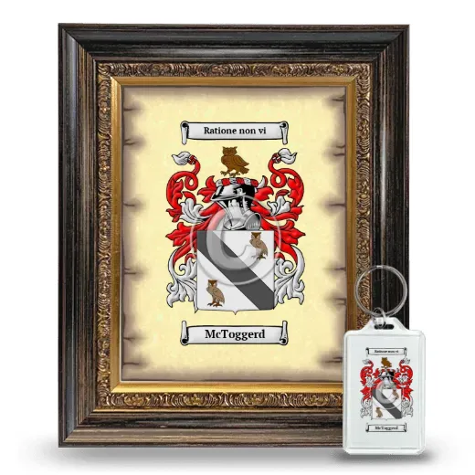 McToggerd Framed Coat of Arms and Keychain - Heirloom