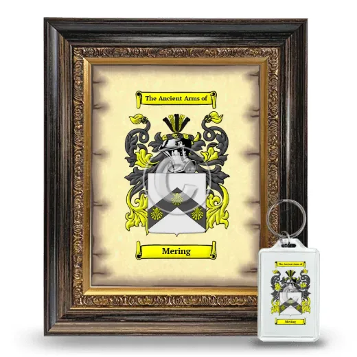 Mering Framed Coat of Arms and Keychain - Heirloom