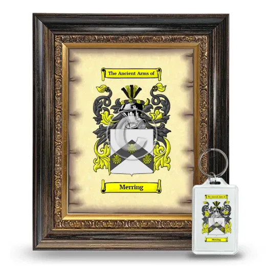 Merring Framed Coat of Arms and Keychain - Heirloom