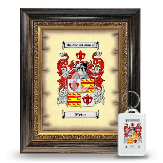 Meter Framed Coat of Arms and Keychain - Heirloom