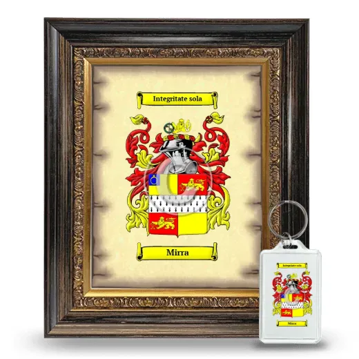Mirra Framed Coat of Arms and Keychain - Heirloom