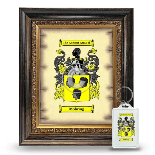 Mohring Framed Coat of Arms and Keychain - Heirloom