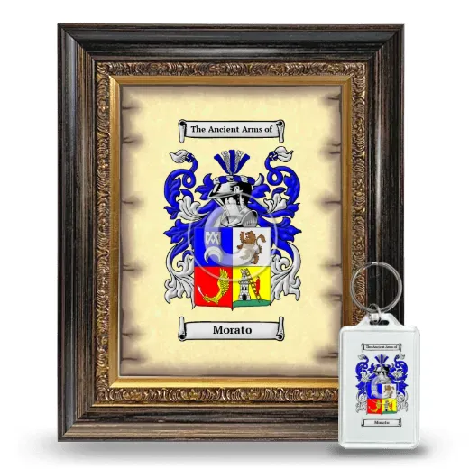 Morato Framed Coat of Arms and Keychain - Heirloom