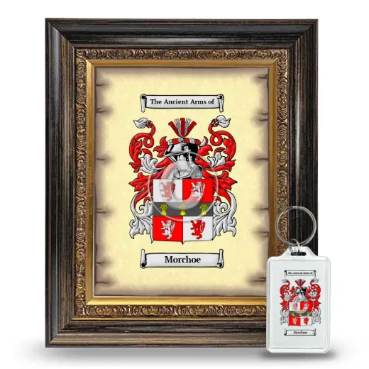 Morchoe Framed Coat of Arms and Keychain - Heirloom