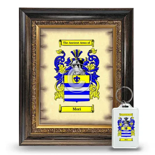Mori Framed Coat of Arms and Keychain - Heirloom