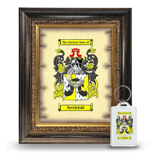 Nettlefold Framed Coat of Arms and Keychain - Heirloom