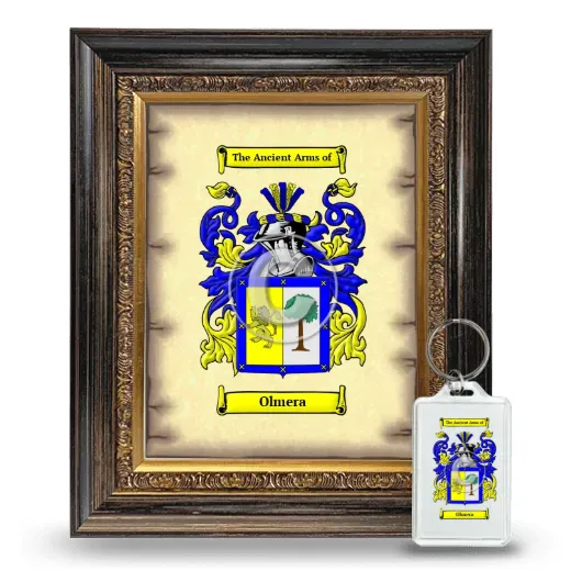 Olmera Framed Coat of Arms and Keychain - Heirloom