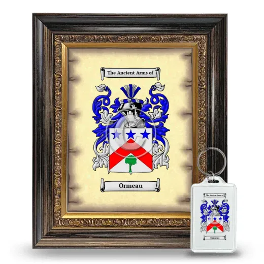 Ormeau Framed Coat of Arms and Keychain - Heirloom