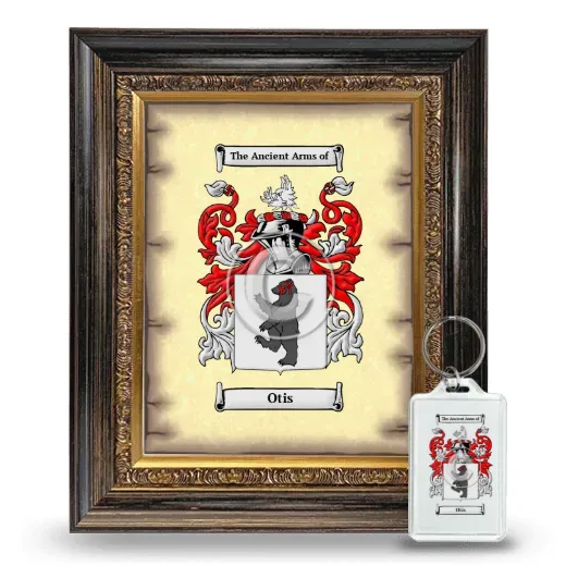 Otis Framed Coat of Arms and Keychain - Heirloom