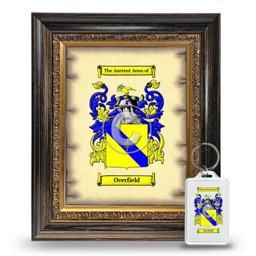 Overfield Framed Coat of Arms and Keychain - Heirloom