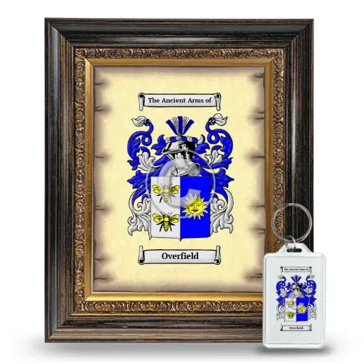 Overfield Framed Coat of Arms and Keychain - Heirloom