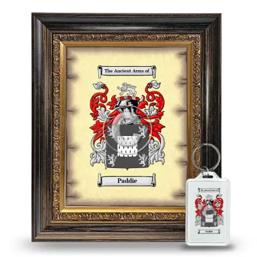 Paddie Framed Coat of Arms and Keychain - Heirloom