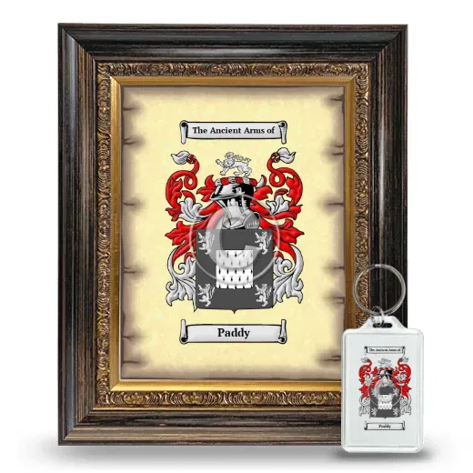 Paddy Framed Coat of Arms and Keychain - Heirloom