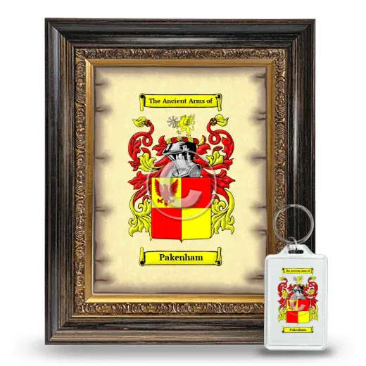 Pakenham Framed Coat of Arms and Keychain - Heirloom