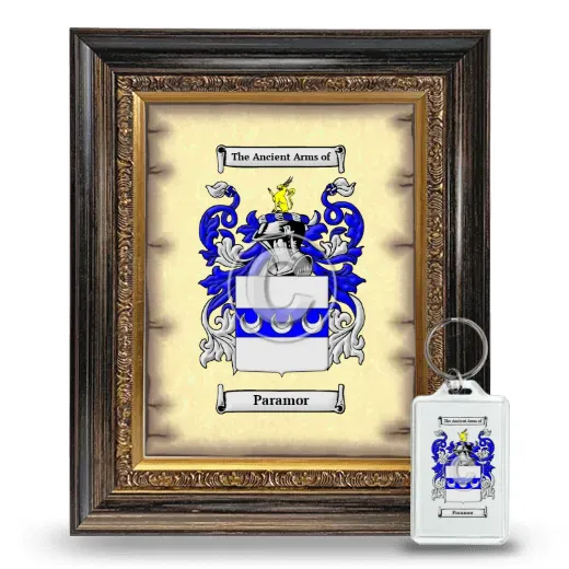 Paramor Framed Coat of Arms and Keychain - Heirloom