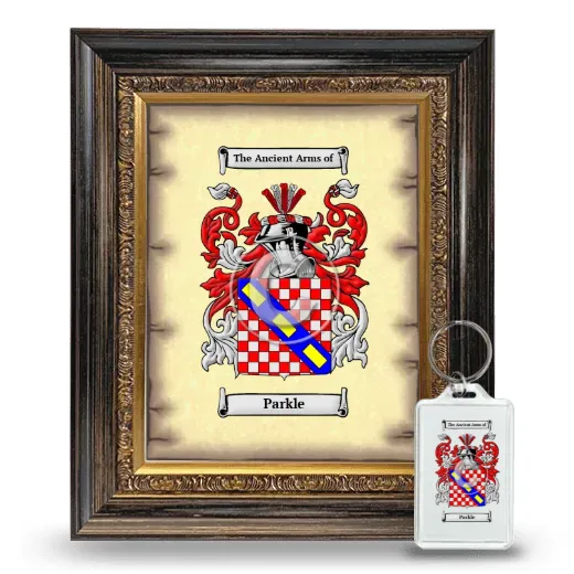 Parkle Framed Coat of Arms and Keychain - Heirloom