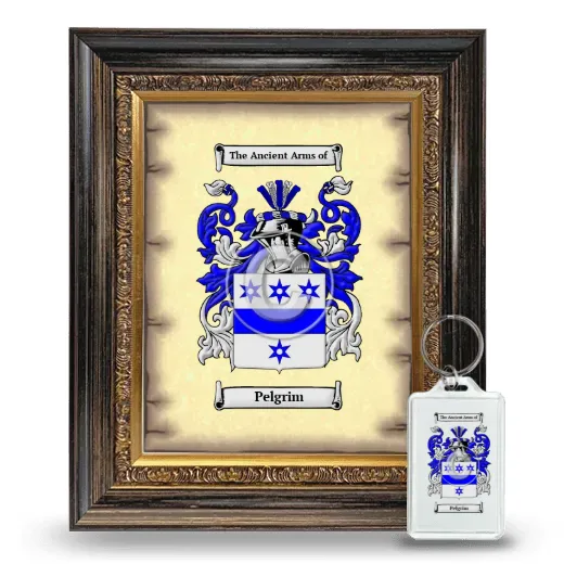 Pelgrim Framed Coat of Arms and Keychain - Heirloom