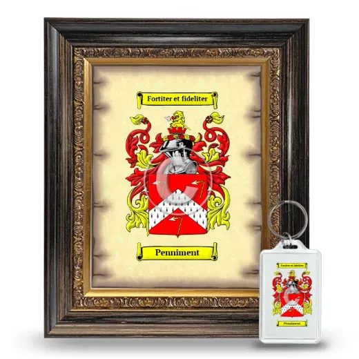 Penniment Framed Coat of Arms and Keychain - Heirloom