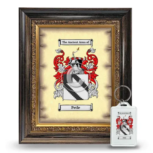 Petle Framed Coat of Arms and Keychain - Heirloom