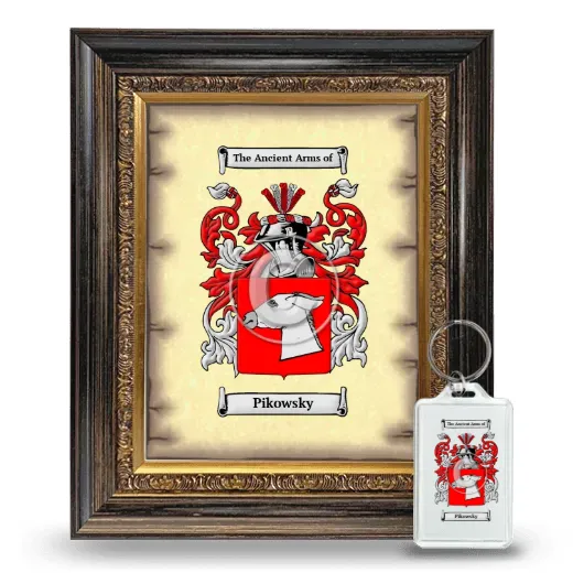 Pikowsky Framed Coat of Arms and Keychain - Heirloom