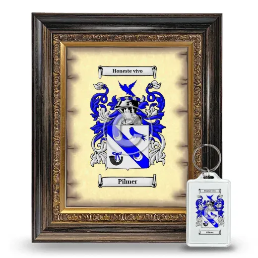 Pilmer Framed Coat of Arms and Keychain - Heirloom